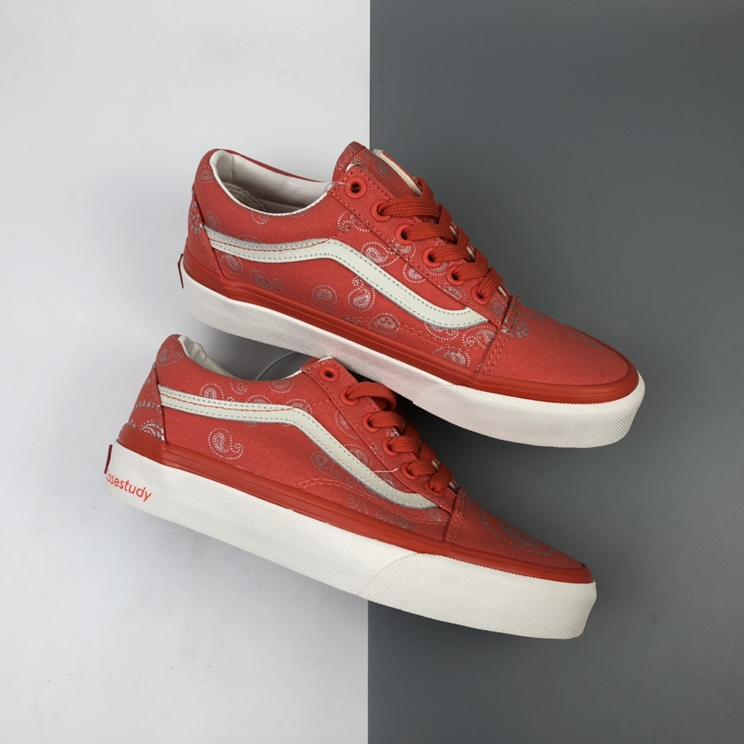 150 Casestudy x Vans Vault 韩国限定款腰果花低帮板鞋 VN0A4BVF2E8