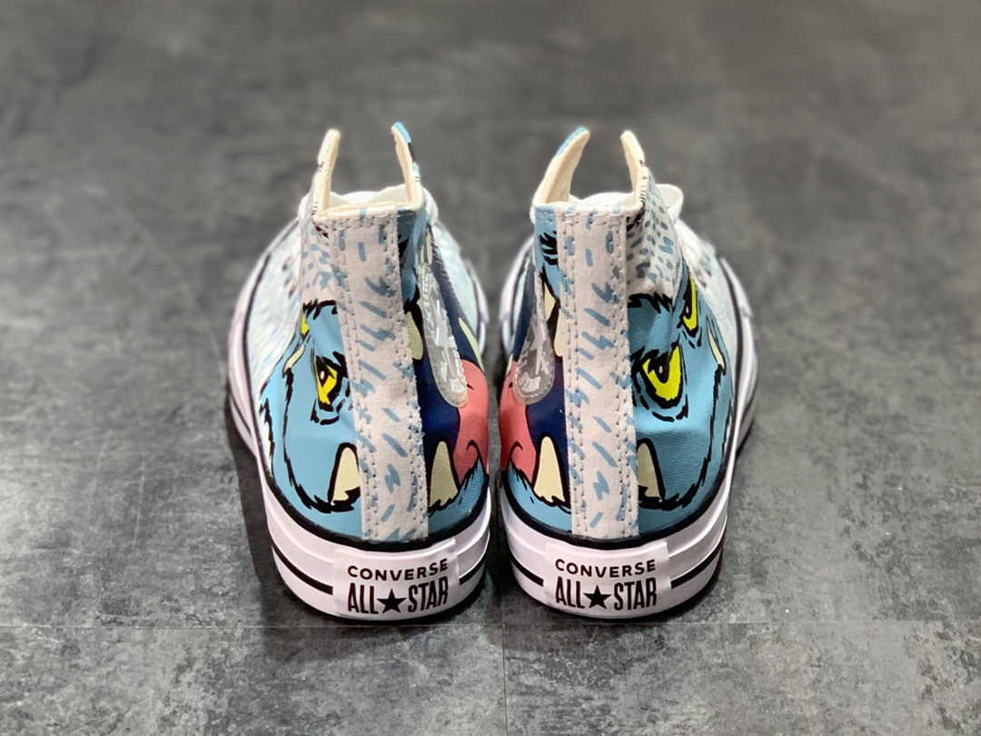 150 CONVERSE匡威官方新款 Converse All Star 雪人印花帆布鞋 货号：169350C