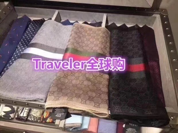 免代购的男款围巾一模一样Gucci重
