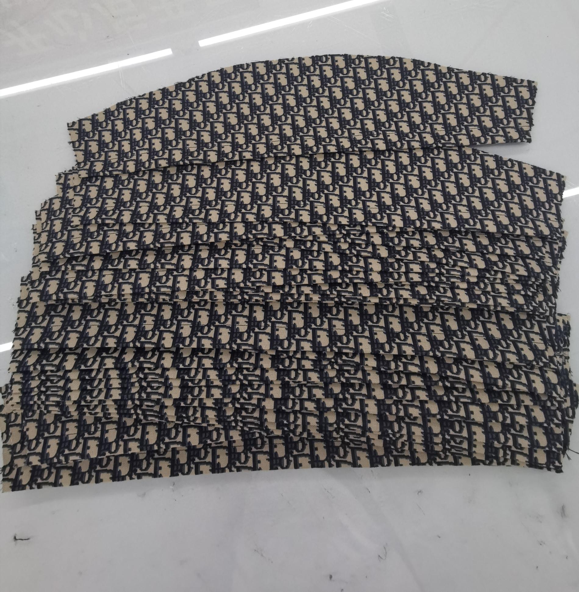 Cutting pieces, export orders for Italian Dior backpacks. Original backpack cutting pictures