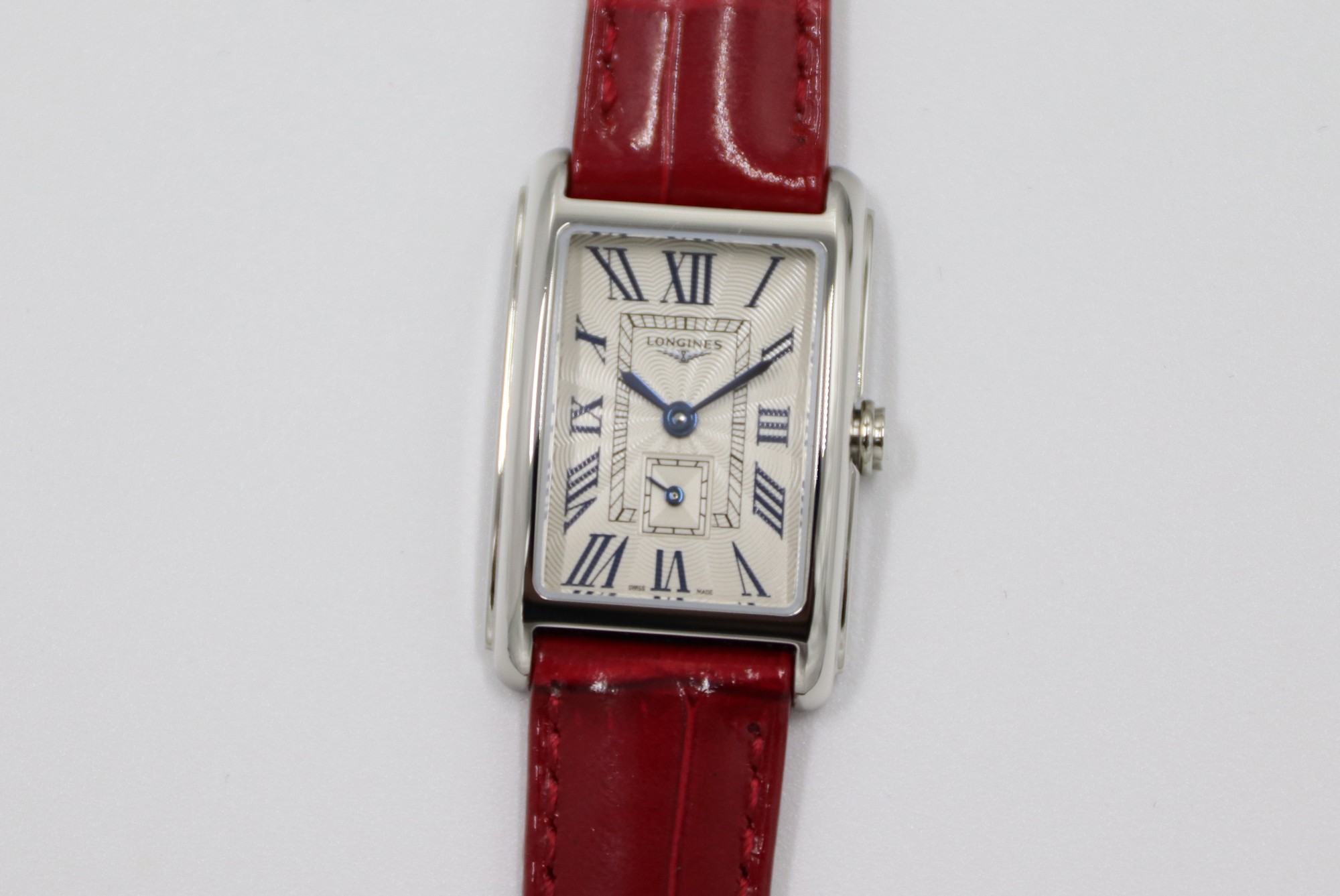 까르띠에 탱크 20.8×32mm 32mm 8848F공장 L178.2 쿼츠 무브먼트 다이아 악어가죽 사파이어 글라스 블루 스틸밴드 레플리카 42551