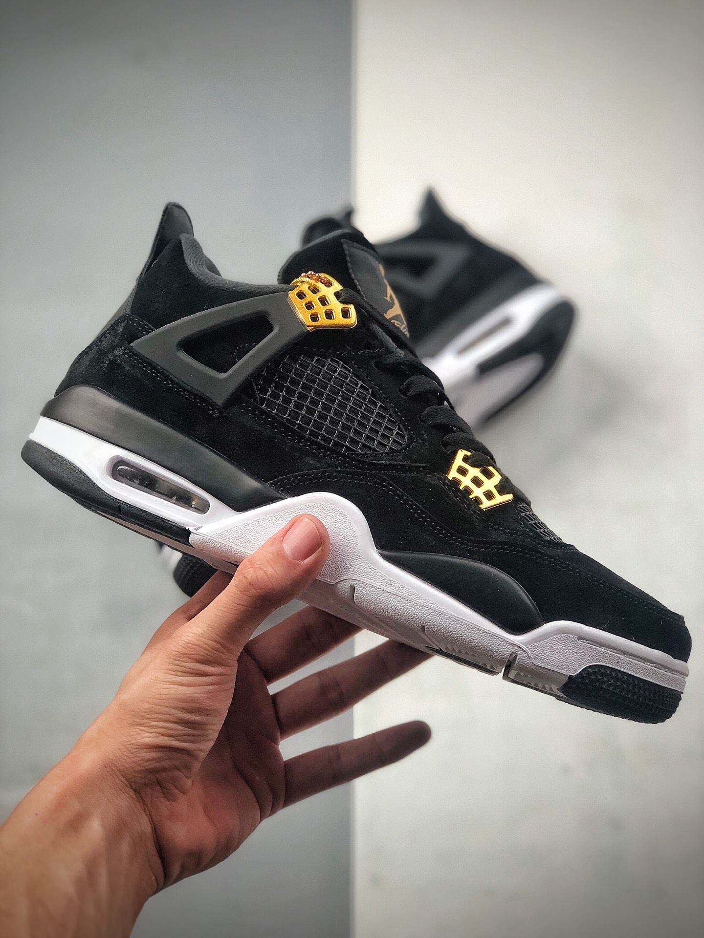 200  公司级#「C4」性价比稳定版本Air Jordan 4 Retro OG ”黑金”308497-032
