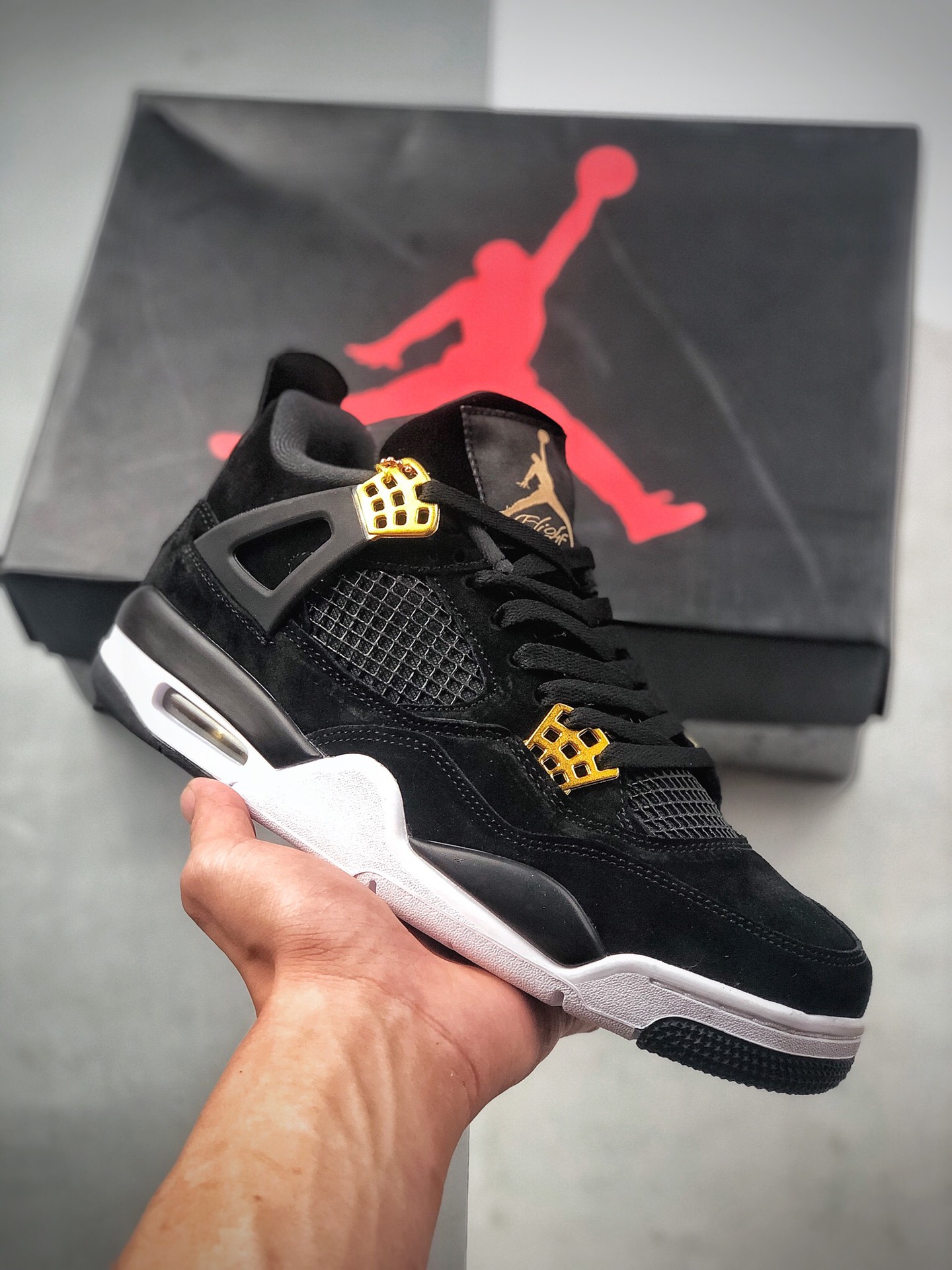 200  公司级#「C4」性价比稳定版本Air Jordan 4 Retro OG ”黑金”308497-032