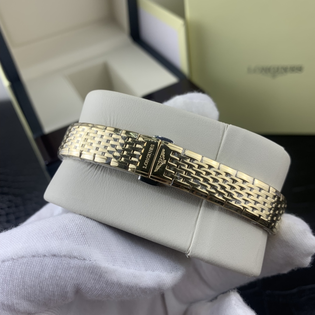 Longines 皇家 浪琴嘉岚系列全黄金贝壳表盘女表