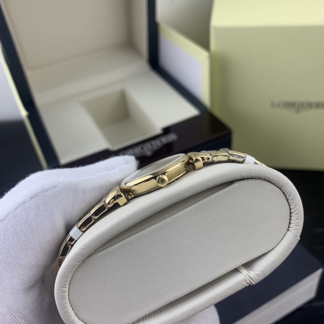 Longines 皇家 浪琴嘉岚系列全黄金贝壳表盘女表