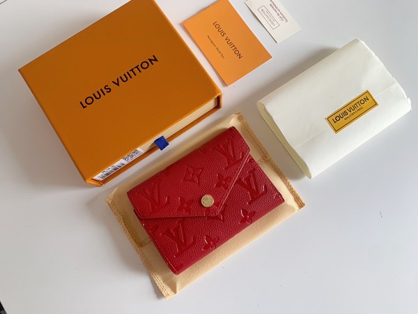 Louis Vuitton Wallet Lychee Pattern Empreinte​ Cowhide Fashion M41938