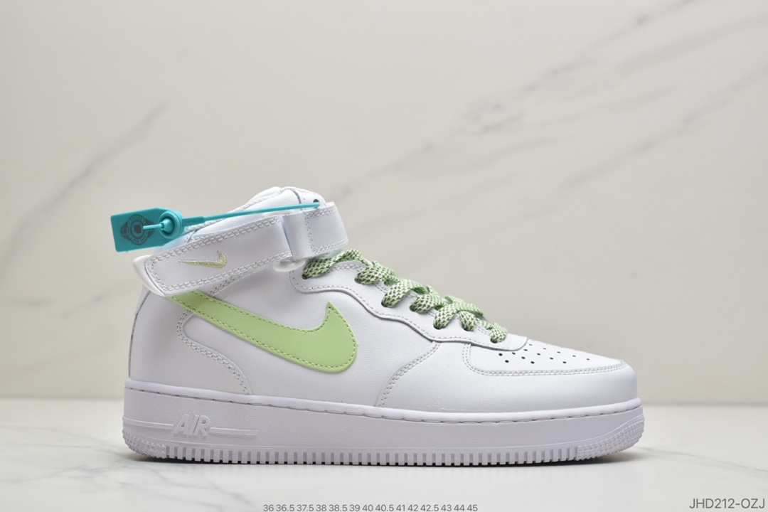 190 公司级耐克Nike Air Force 1 AF1 Mid 空军一号全白366731-910