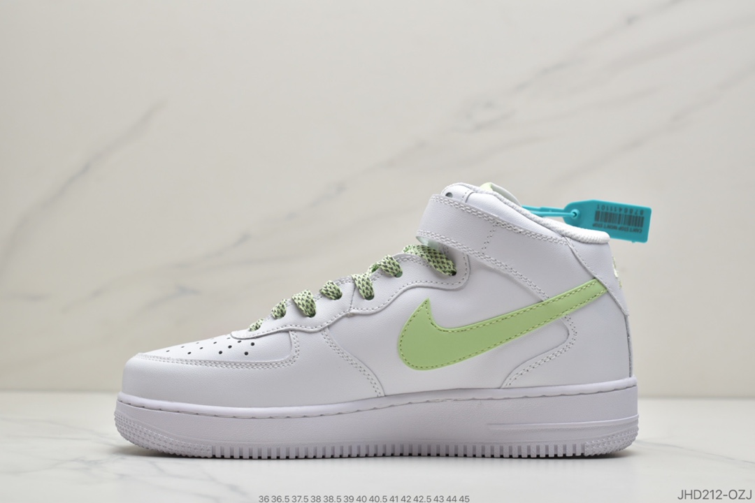 190 公司级耐克Nike Air Force 1 AF1 Mid 空军一号全白366731-910