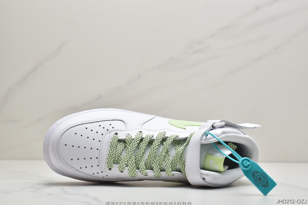 190 公司级耐克Nike Air Force 1 AF1 Mid 空军一号全白366731-910