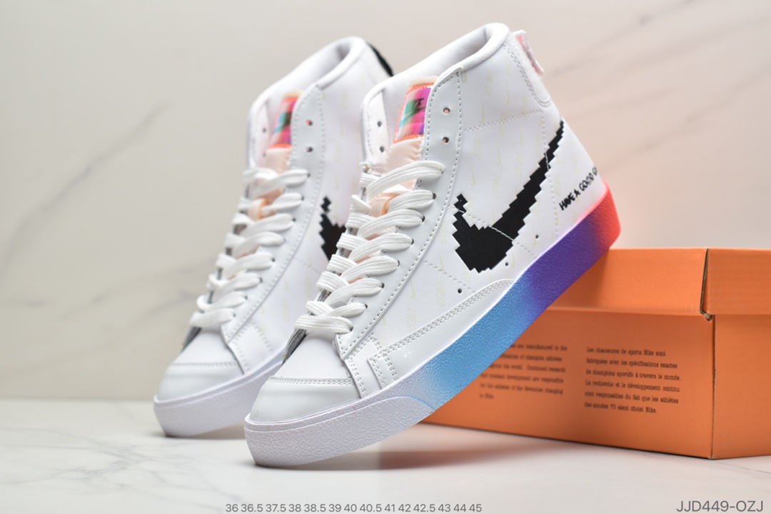 130 真标Nike Blazer Mid ’77 Vintage“ Have A Good Game”电玩 开拓者高帮休闲板鞋 DC3280-101