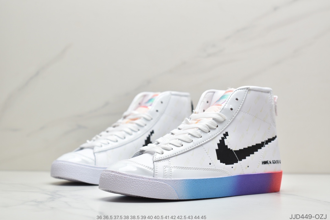 130 真标Nike Blazer Mid ’77 Vintage“ Have A Good Game”电玩 开拓者高帮休闲板鞋 DC3280-101