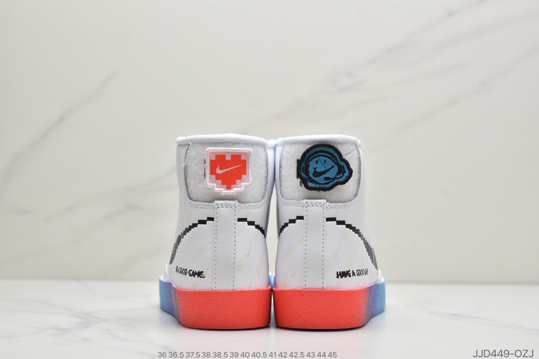 130 真标Nike Blazer Mid ’77 Vintage“ Have A Good Game”电玩 开拓者高帮休闲板鞋 DC3280-101