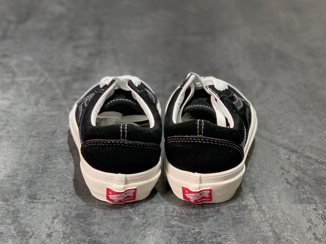 150 上脚效果炸裂秋冬麂皮系列第一弹 Vans Pig Suede Old Skool 万斯 麂皮黑武士