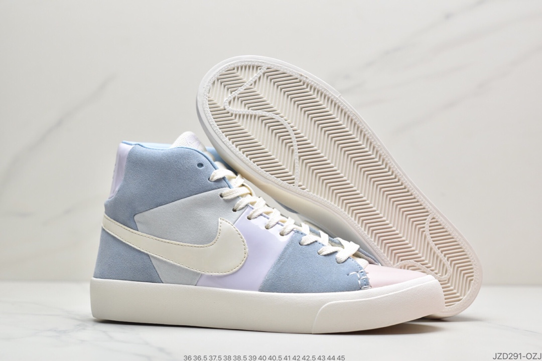 140 真标耐克Nike Blazer Royal Easter QS  “Easter”复活节彩蛋 开拓者限量高帮板鞋AR8830-100