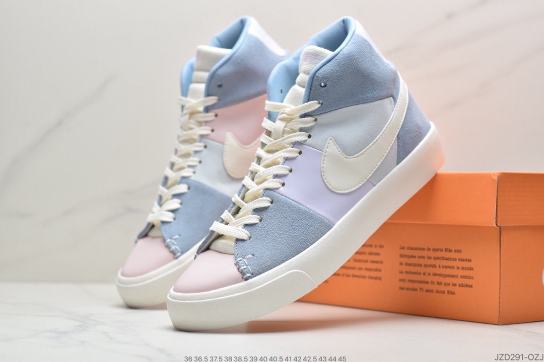 140 真标耐克Nike Blazer Royal Easter QS  “Easter”复活节彩蛋 开拓者限量高帮板鞋AR8830-100