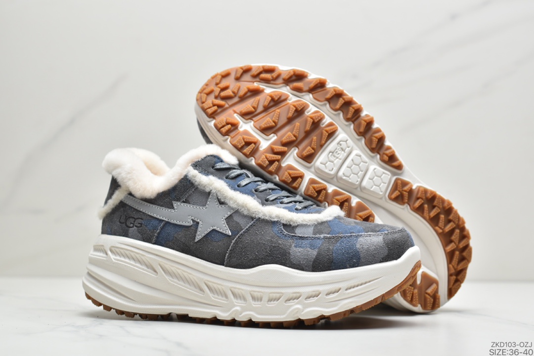 270 公司级 UGG/Neumel UGG老爹鞋 灰型号：W-1892