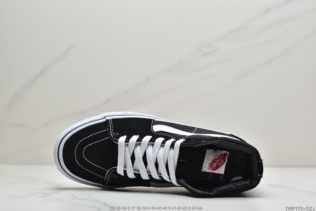 120 真标万斯VANS范斯SK8-Hi黑白经典系列高帮