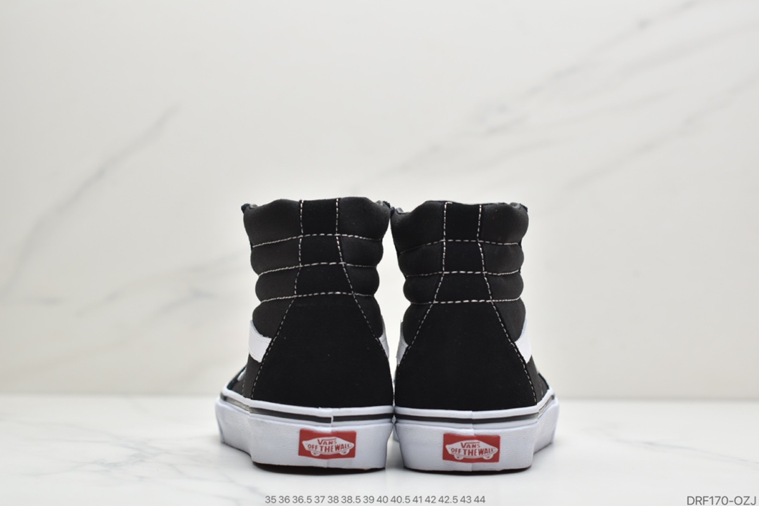 120 真标万斯VANS范斯SK8-Hi黑白经典系列高帮