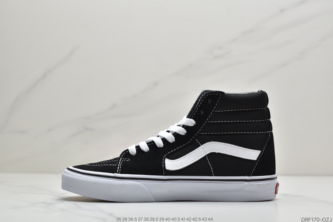 120 真标万斯VANS范斯SK8-Hi黑白经典系列高帮