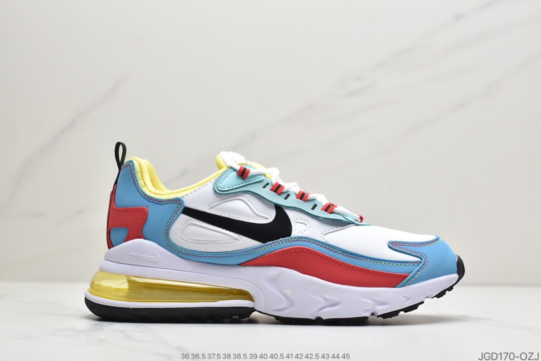 180 公司级Air Max 270 React 机能半气垫跑步鞋AO4971-103