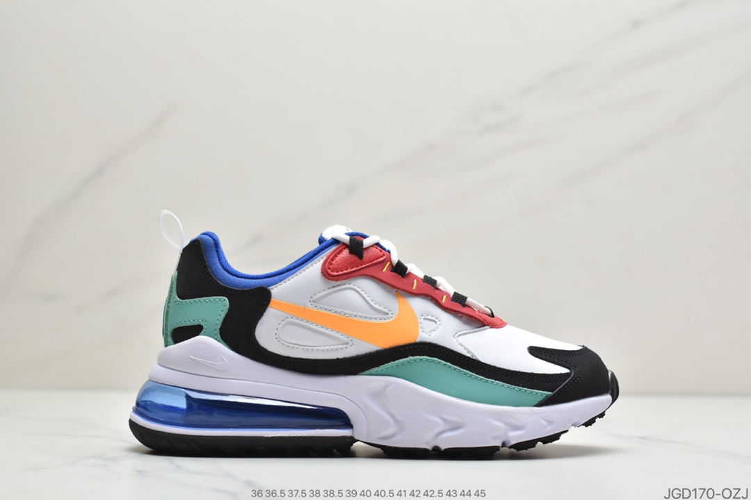 180 公司级Air Max 270 React 机能半气垫跑步鞋AO4971-103