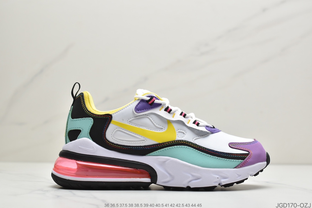 180 公司级Air Max 270 React 机能半气垫跑步鞋AO4971-103