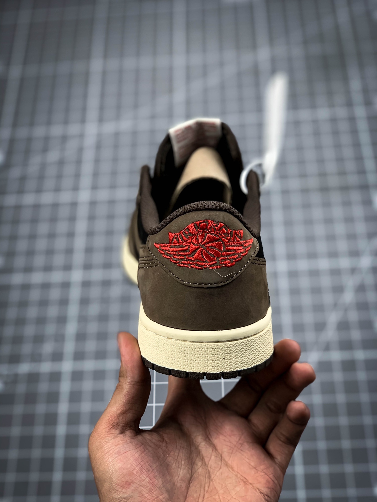 400  纯原版本Travis Scott x Air Jordan 1 Low AJ1乔1低帮倒钩 TS联名款运动休闲板鞋 CQ4277-001