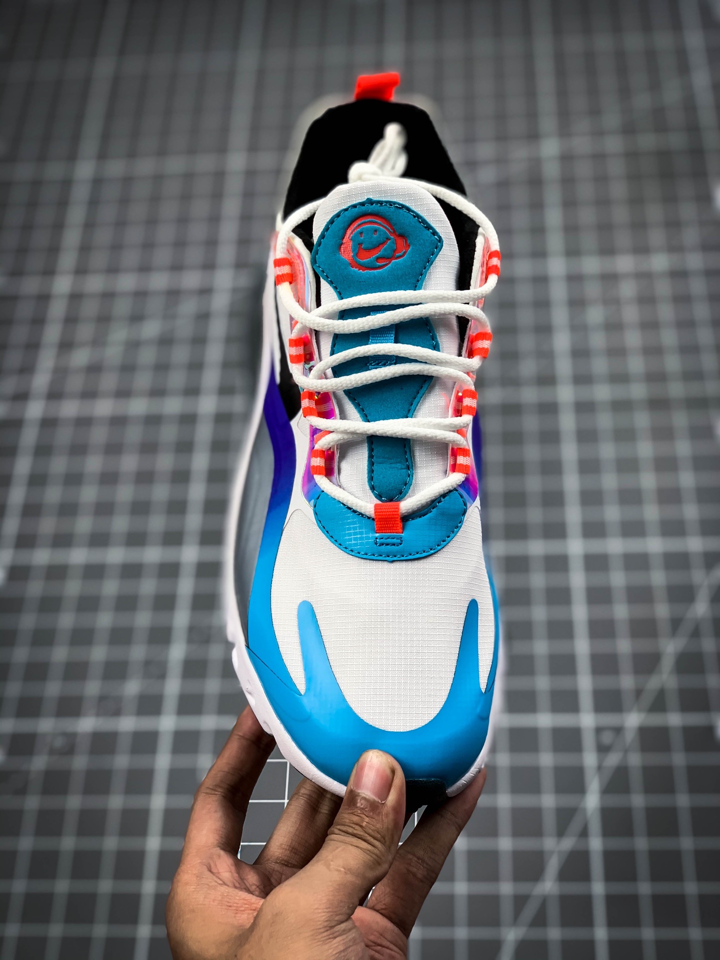 200 首发出货 【公司级 MAX270系列】NIKE 耐克MAX270 电玩 英雄联盟 跑鞋   蓝白红 DC0833-101