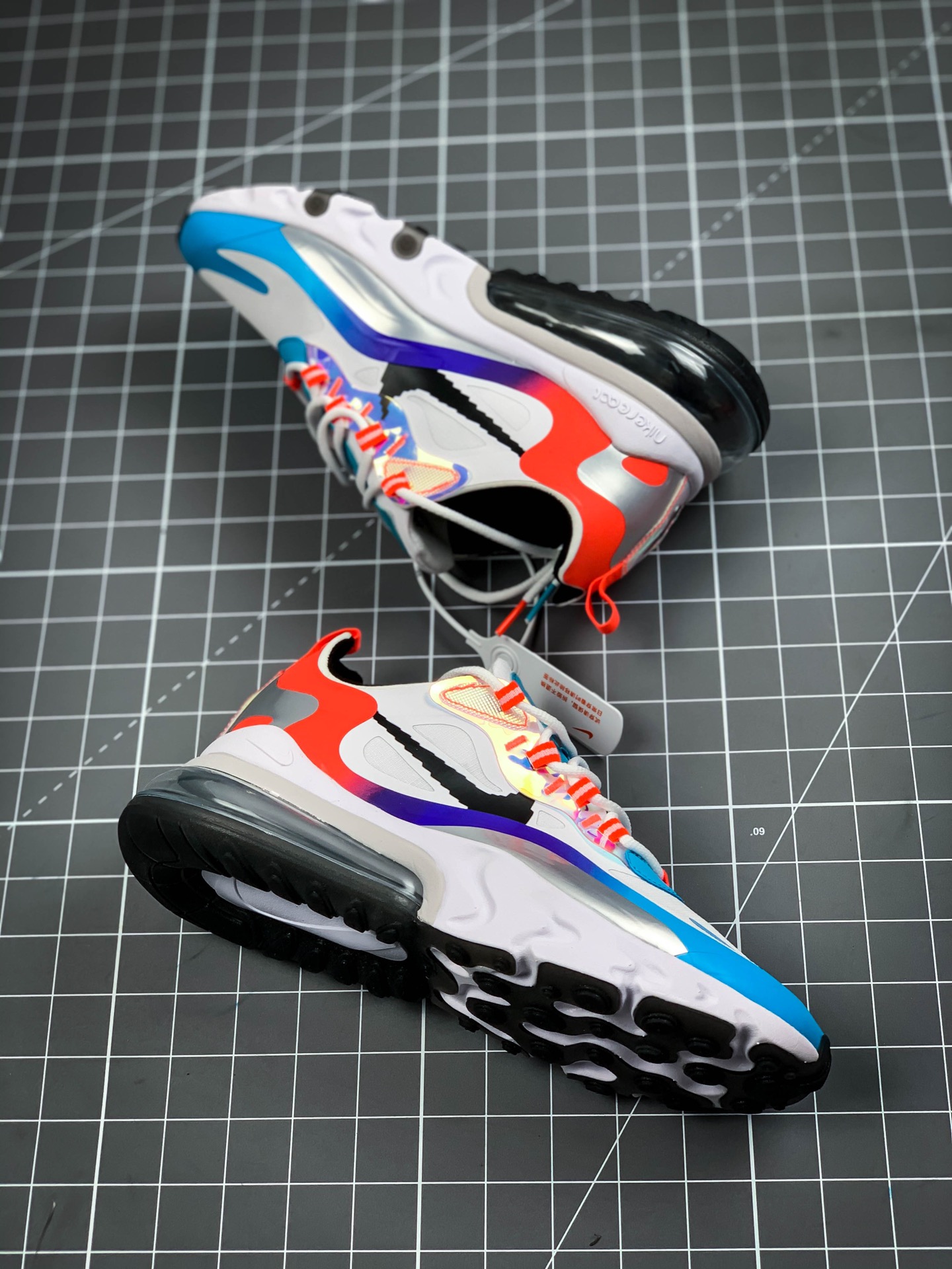 200 首发出货 【公司级 MAX270系列】NIKE 耐克MAX270 电玩 英雄联盟 跑鞋   蓝白红 DC0833-101
