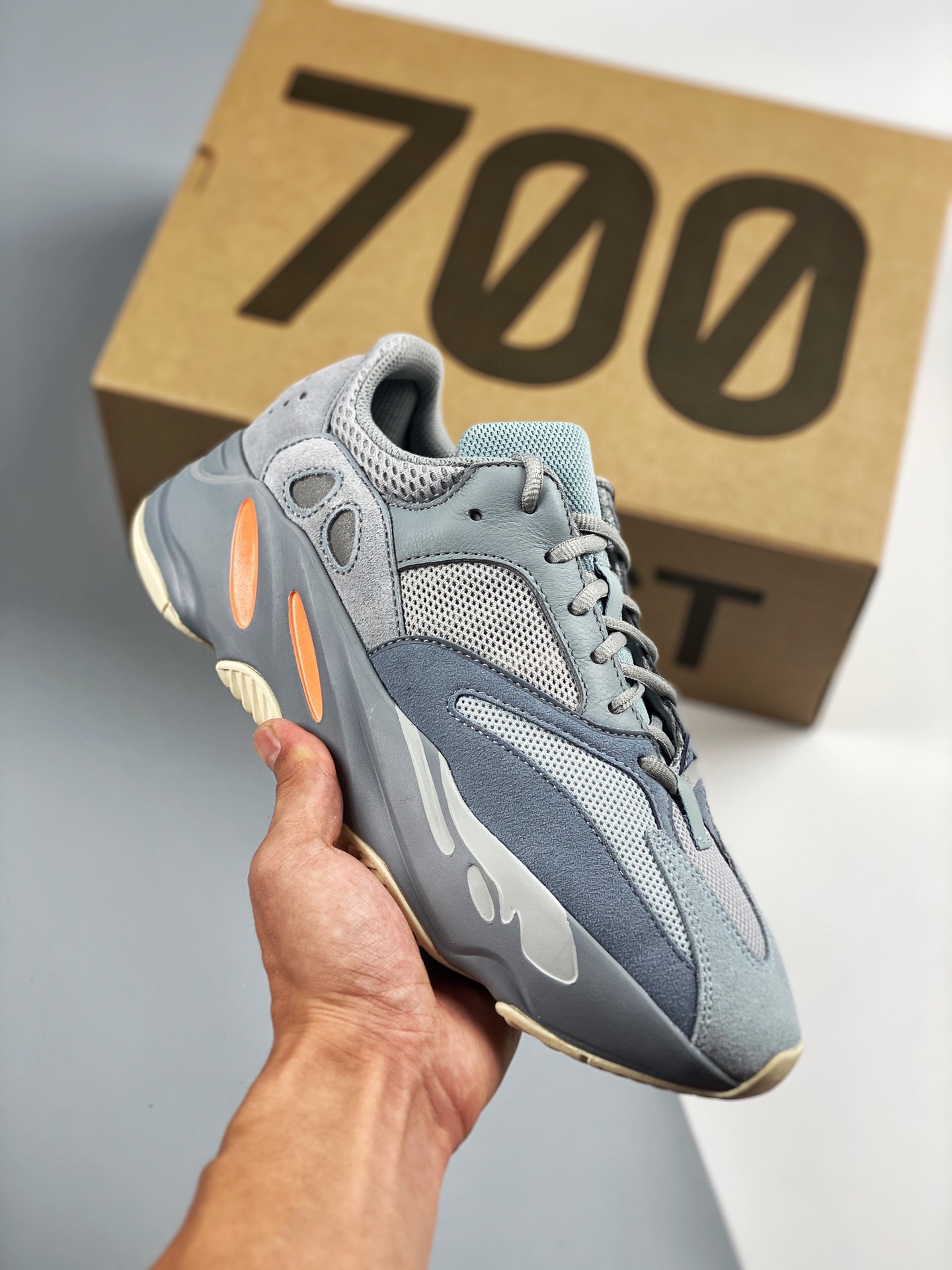 G5 puro original, creando el más alto reconocimiento en toda la red‼ AD Yeezy 700 lnertia inercia, número de …