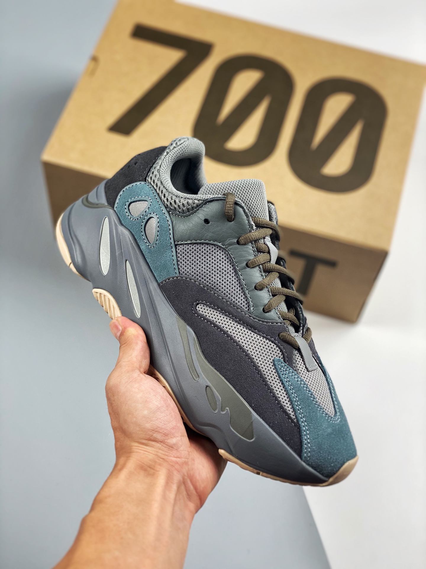 G5 puro original, creando el más alto reconocimiento en toda la red‼ AD Yeezy 700 'Teal Blue' azul verdoso, número de p…