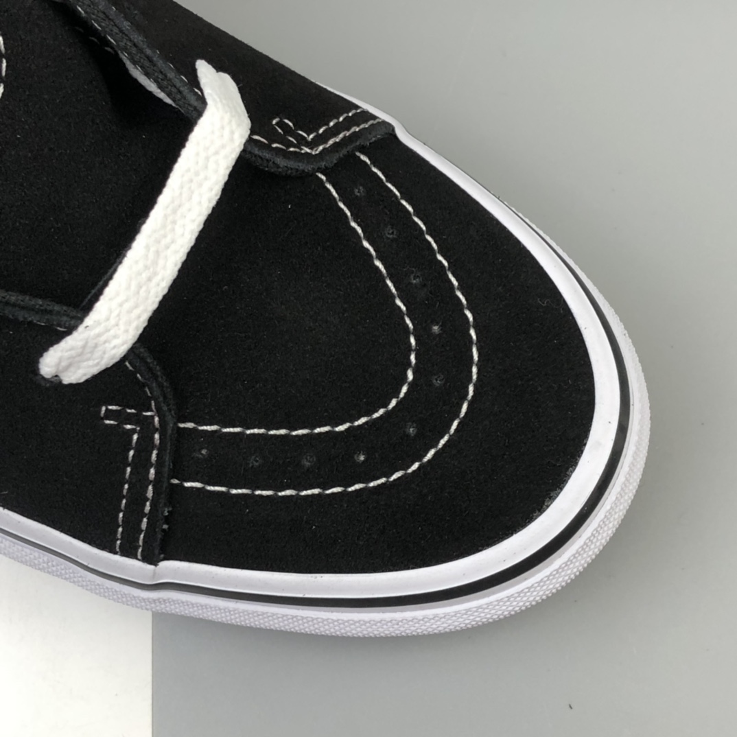 160 Vans Sk8-Hi 秋冬新款侧边拼色条纹高帮休闲职业滑板鞋 VN0A4U3C2C5