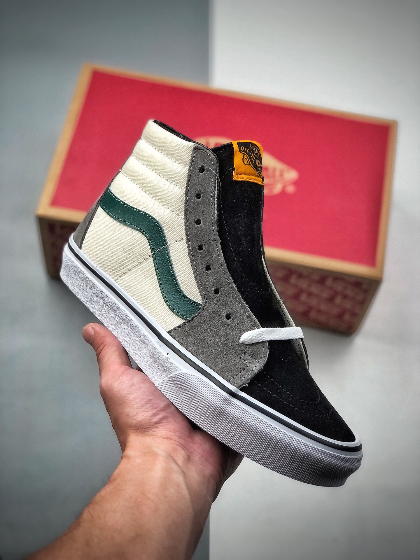 160  Vans 拼色高帮/范斯官方 秋冬新款高帮系列VN0A4BV61IB
