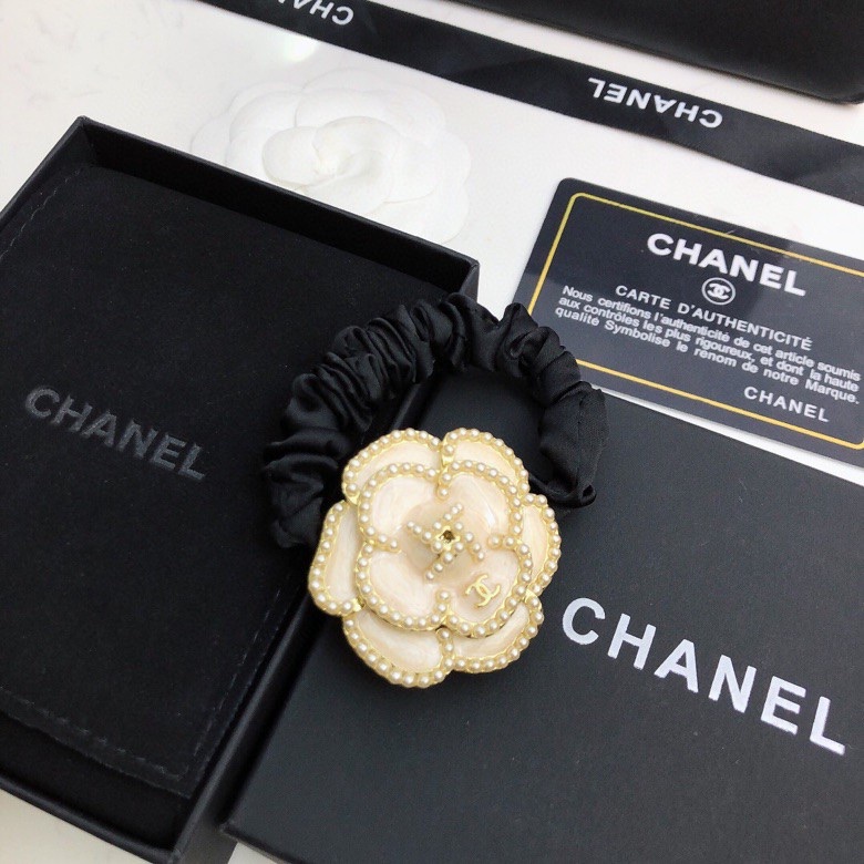 Chanel Hair Accessories Hair Rope Top Quality Replica
 Black