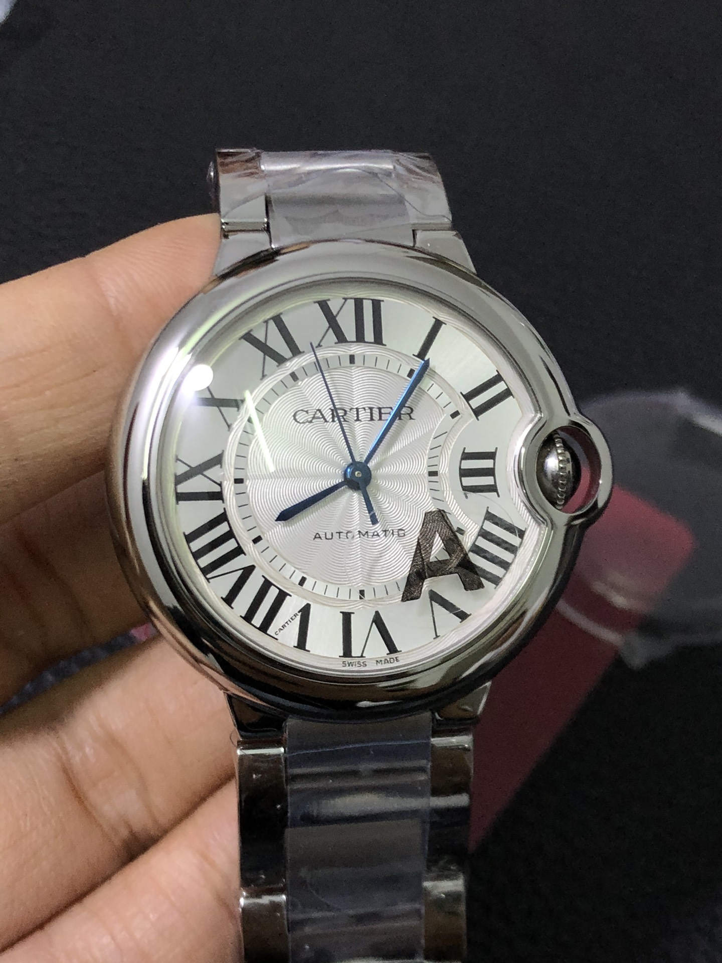 까르띠에 발롱블루 36mm V6공장 V7버전 블루 레플리카 42533