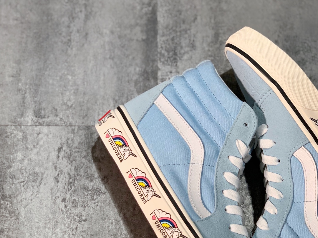 150 Vans网红元素 独角兽再度来袭 Vans SK8-Hi Unicorn  万斯 独角兽低帮硫化板鞋