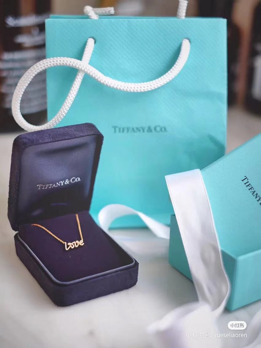 Tiffany & Co. Tiffany&Co. Love 字母锁骨项链