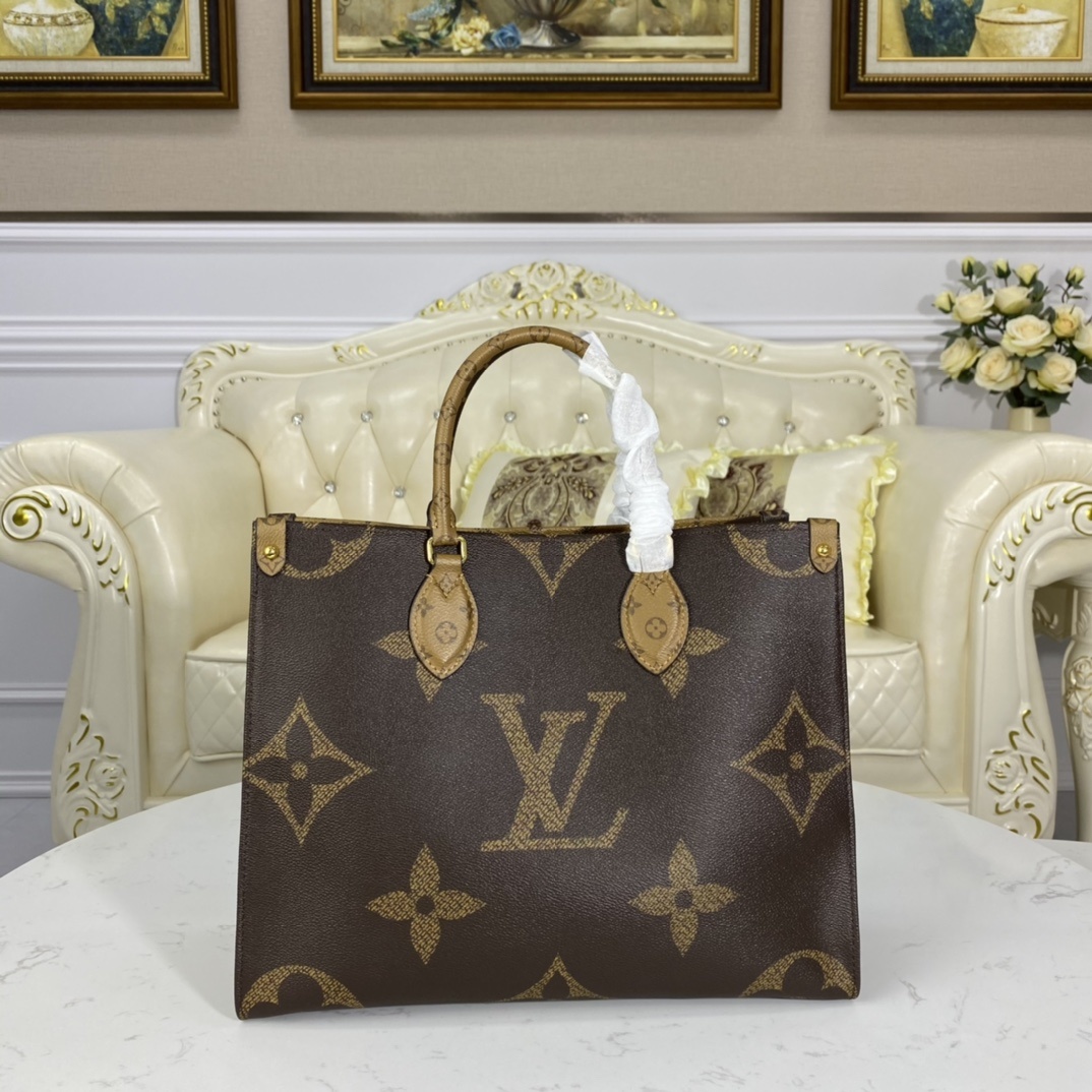 顶级原单ONTHEGO购物包袋中手号袋M4532145039Onthego中号手将袋经典Monogram