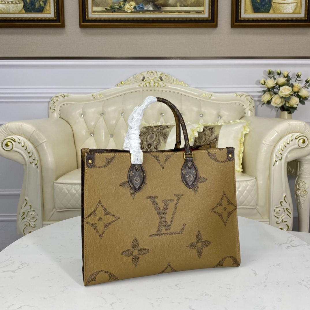 顶级原单ONTHEGO购物包袋中手号袋M4532145039Onthego中号手将袋经典Monogram