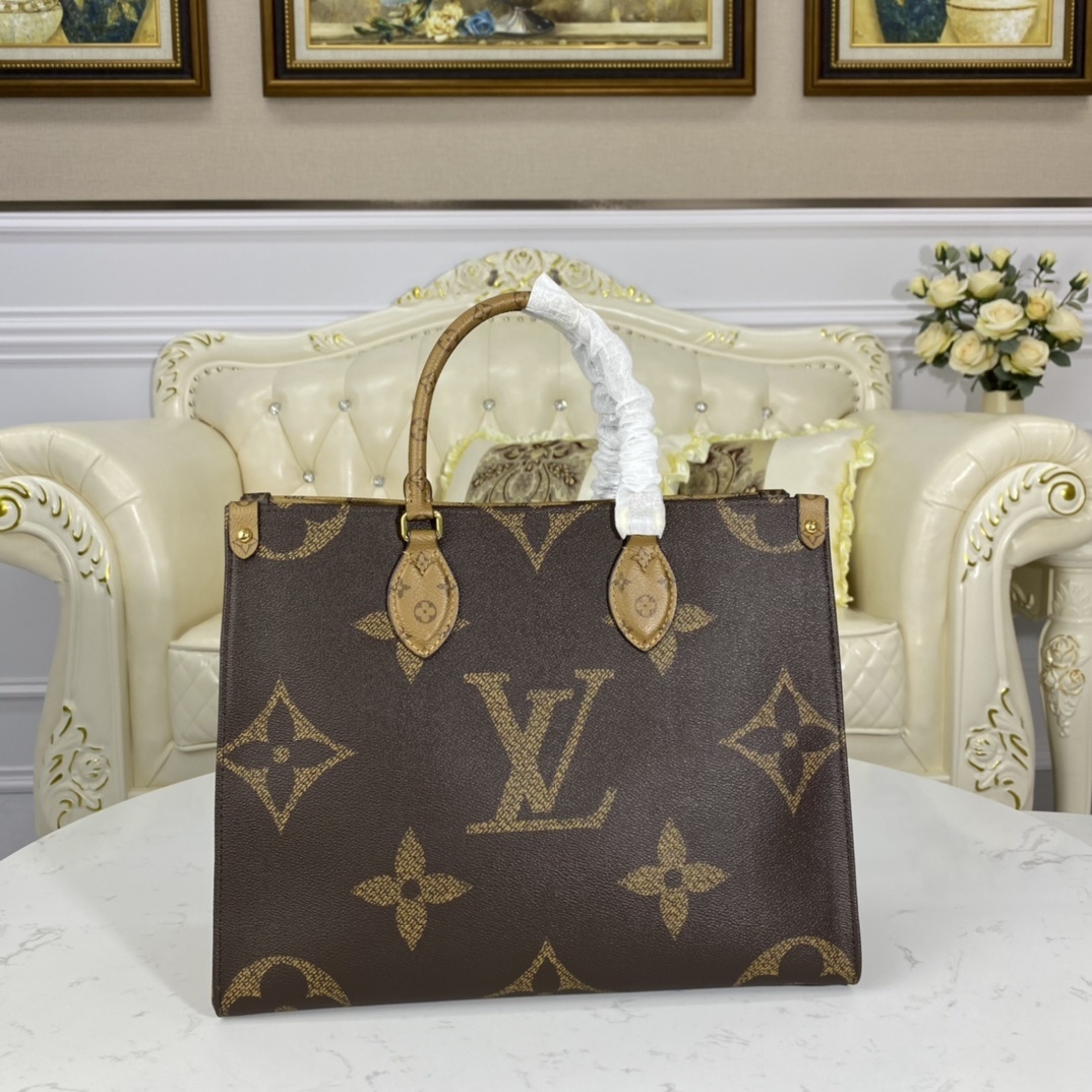 顶级原单ONTHEGO购物包袋中手号袋M4532145039Onthego中号手将袋经典Monogram