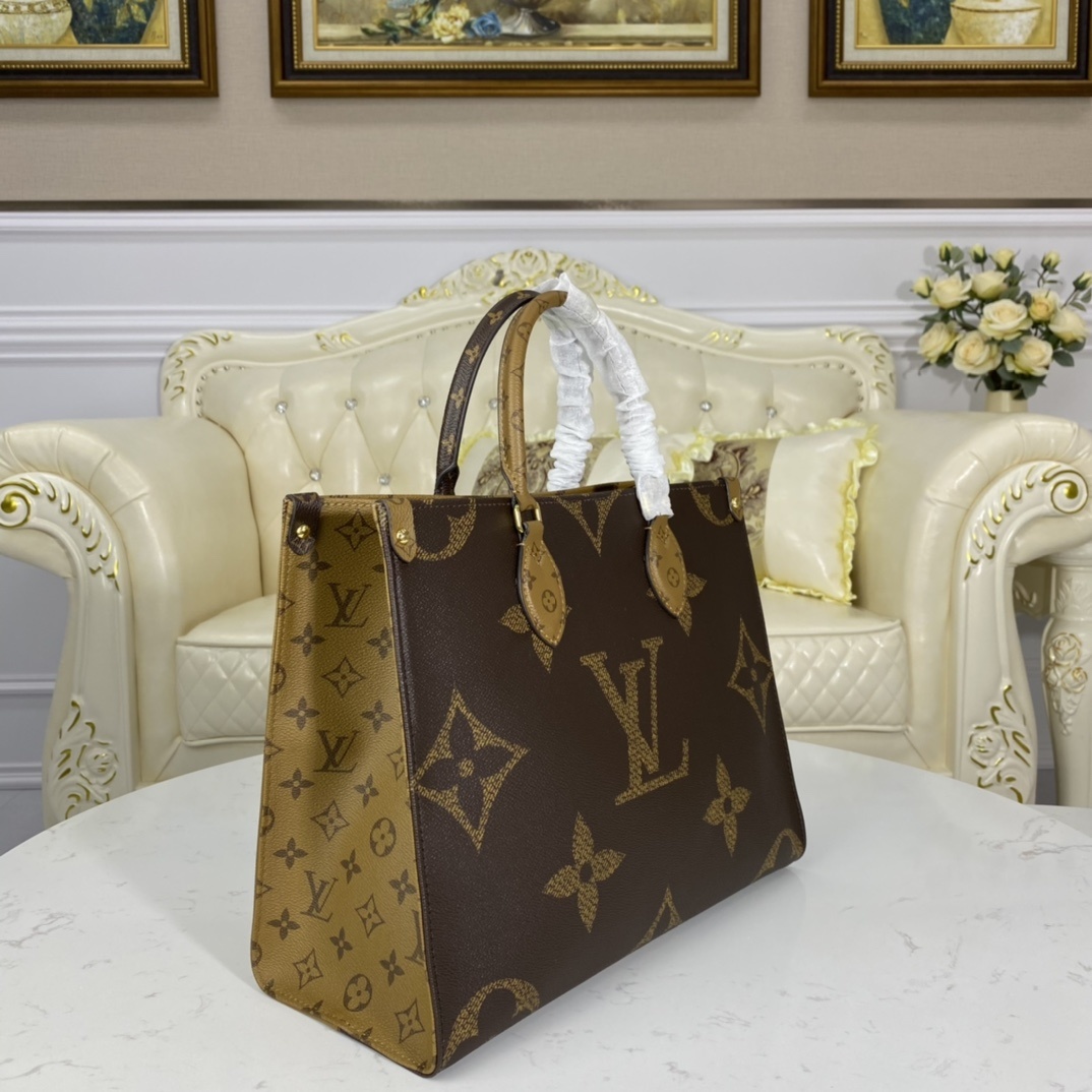 顶级原单ONTHEGO购物包袋中手号袋M4532145039Onthego中号手将袋经典Monogram