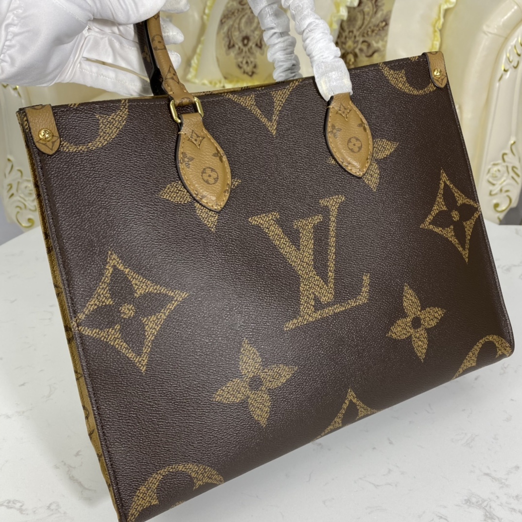 顶级原单ONTHEGO购物包袋中手号袋M4532145039Onthego中号手将袋经典Monogram