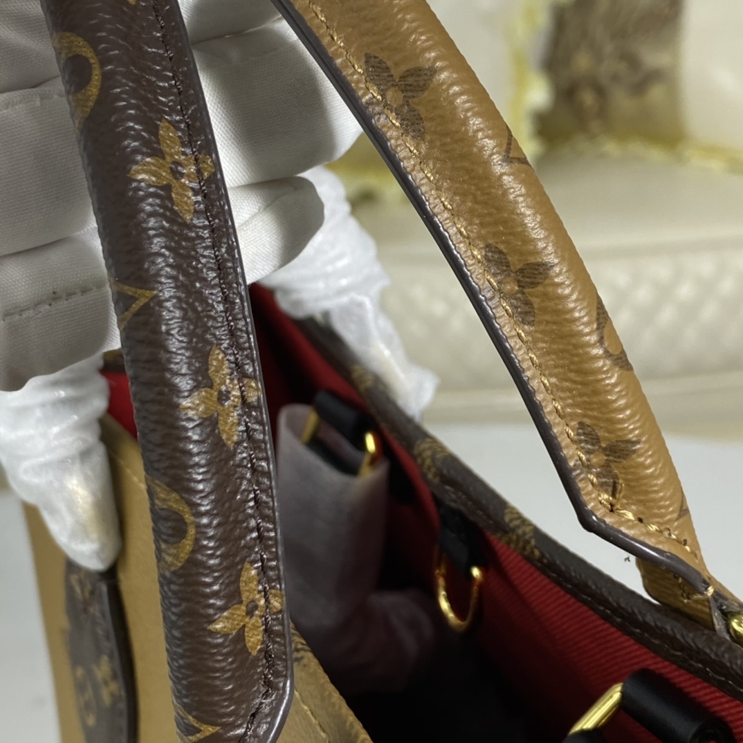 顶级原单ONTHEGO购物包袋中手号袋M4532145039Onthego中号手将袋经典Monogram