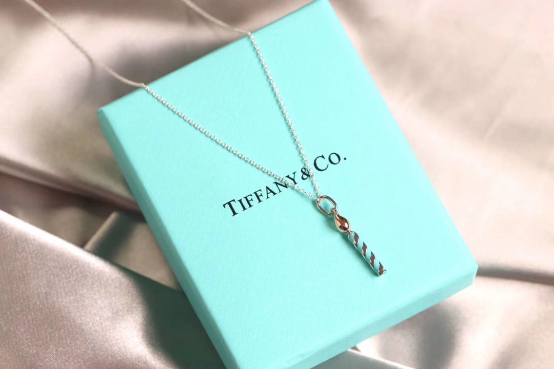 Tiffany & Co. Tiffany&Co.珐琅烤漆蜡烛项链