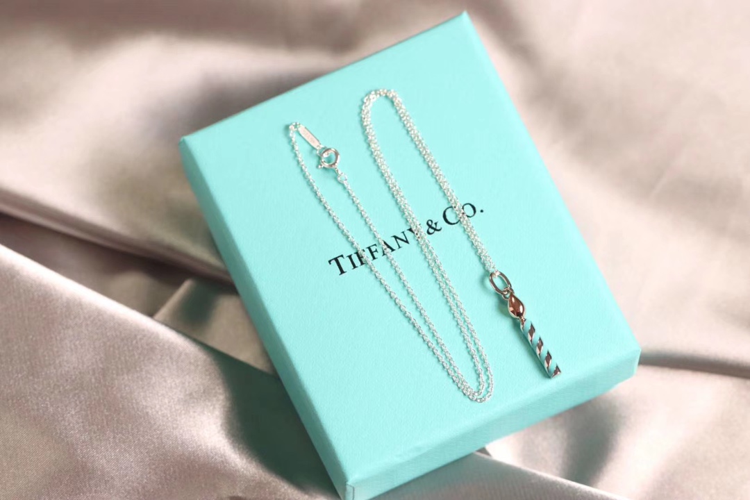 Tiffany & Co. Tiffany&Co.珐琅烤漆蜡烛项链