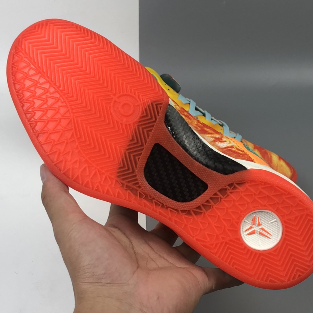 270 Nike Kobe 8 System 科比八代低帮运动篮球鞋“全明星番茄蛋汤”587580-800