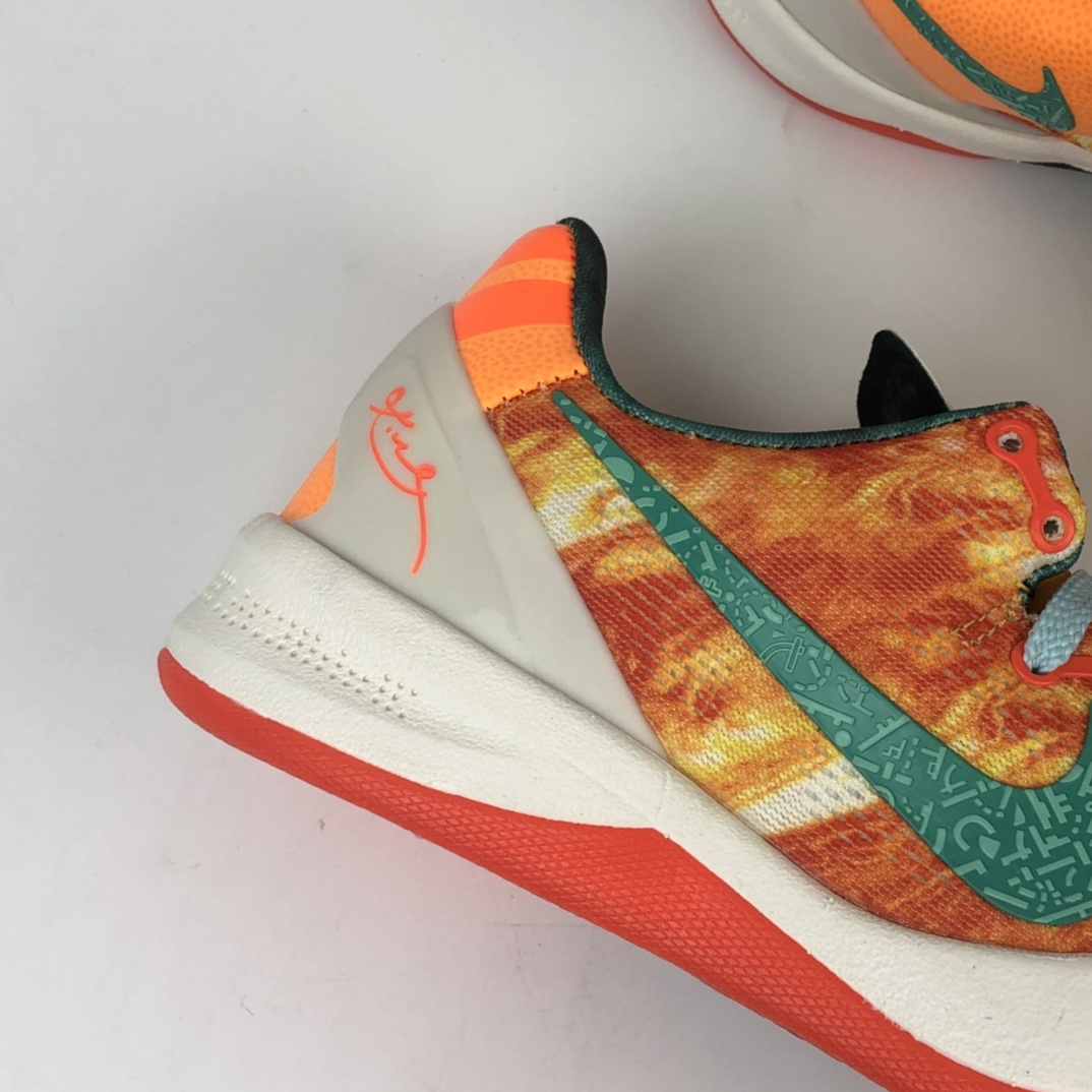 270 Nike Kobe 8 System 科比八代低帮运动篮球鞋“全明星番茄蛋汤”587580-800