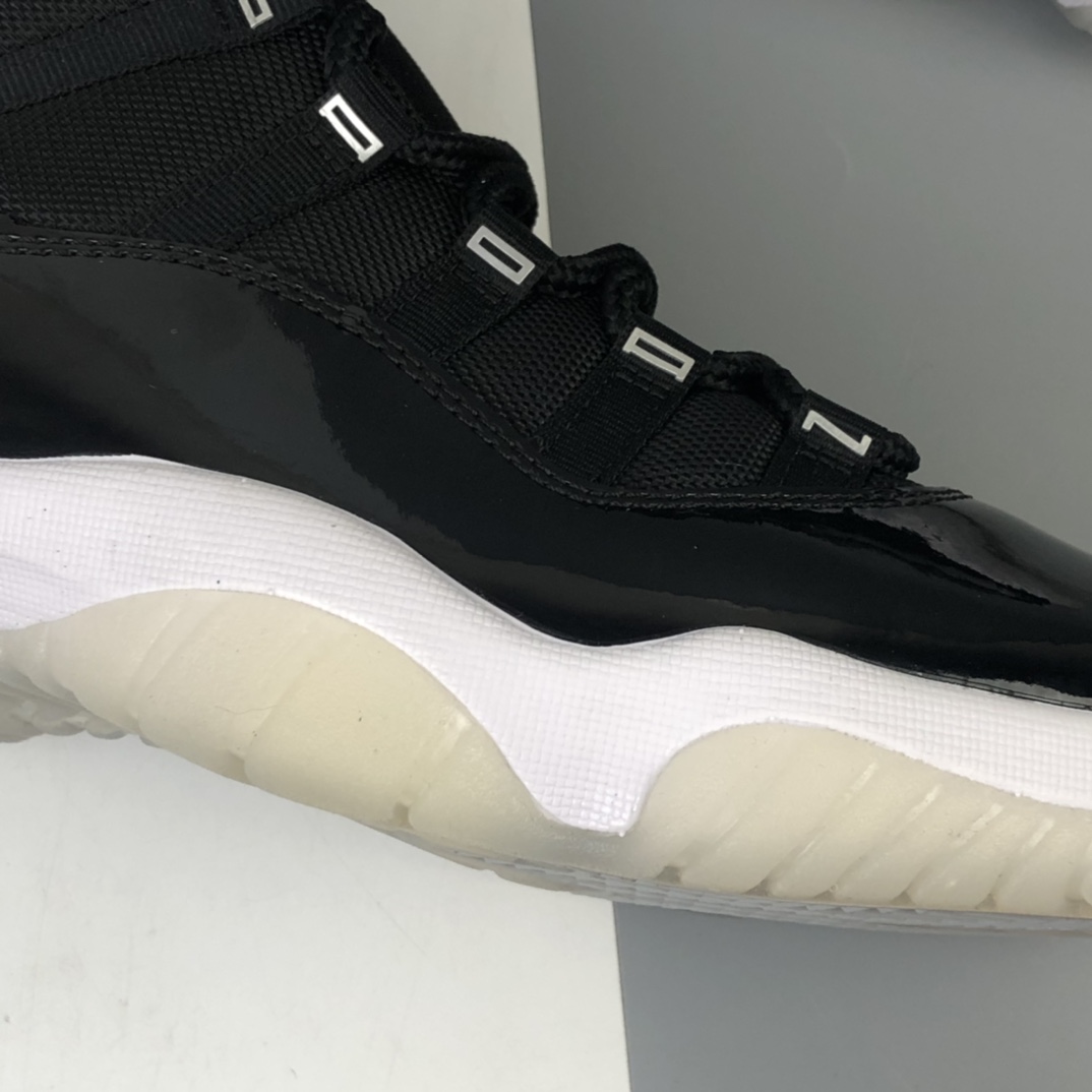 420 Air Jordan 11 25th Anniversary”Black Silver Eyelets”  CT8012-011