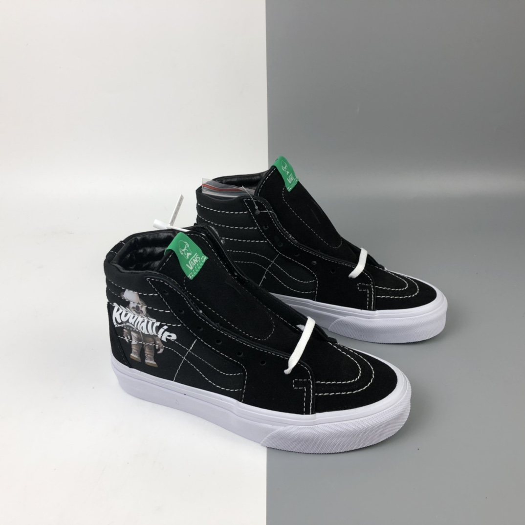 160 Sparkey x Vans Sk8-Hi Lx 韩国著名玩偶设计联名高帮休闲板鞋 VN0A38JBFV3