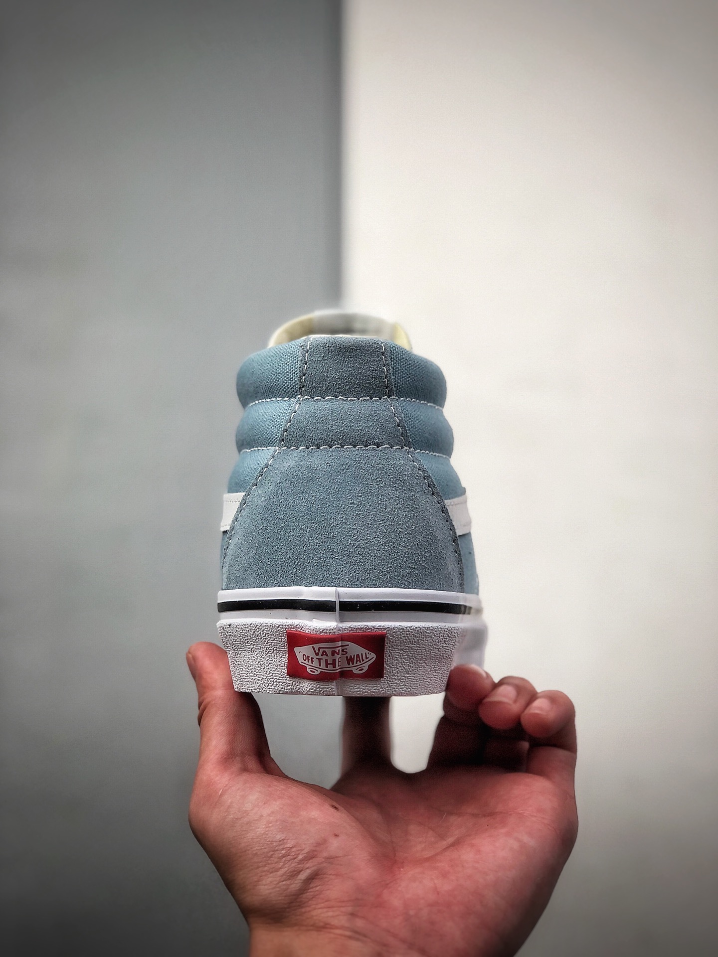 150  Vans经典款sk8mid中帮天蓝色帆布板鞋
